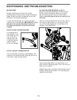 Preview for 15 page of ICON Health & Fitness CADENCE STARTER B User Manual