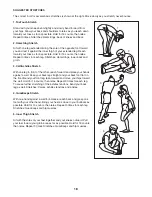 Предварительный просмотр 18 страницы ICON Health & Fitness CADENCE STARTER B User Manual