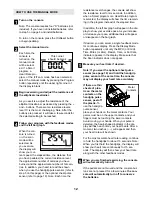 Preview for 12 page of ICON Health & Fitness HEALTH RIDER 830 User Manual