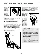 Preview for 9 page of ICON Health & Fitness HealthRider HRCCEL69011 User Manual