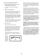 Preview for 20 page of ICON Health & Fitness iFIT Pro-Form Endurance 1120 E User Manual