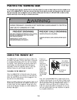Preview for 10 page of ICON Health & Fitness Image RENEW 207 IMSW20700 User Manual