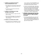 Preview for 17 page of ICON Health & Fitness Image RENEW 207 IMSW20700 User Manual