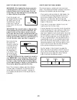 Preview for 20 page of ICON Health & Fitness NETL20716.1 User Manual