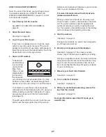 Preview for 27 page of ICON Health & Fitness NETL20716.1 User Manual