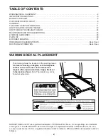 Предварительный просмотр 2 страницы ICON Health & Fitness NETL27718.1 User Manual