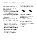 Preview for 31 page of ICON Health & Fitness NordicTrack C1100i User Manual