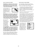 Предварительный просмотр 22 страницы ICON Health & Fitness NordicTrack C1650 User Manual