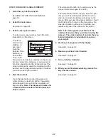 Preview for 27 page of ICON Health & Fitness NordicTrack C1650 User Manual