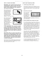 Preview for 15 page of ICON Health & Fitness NordicTrack Club Reflex User Manual