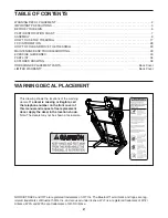 Предварительный просмотр 2 страницы ICON Health & Fitness NordicTrack Commercial 2450 User Manual