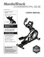 ICON Health & Fitness NordicTrack Commercial 9.9 User Manual preview