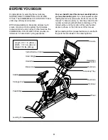 Preview for 4 page of ICON Health & Fitness NordicTrack Commercial S15i Studio Cycle User Manual