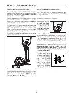 Preview for 11 page of ICON Health & Fitness NordicTrack E 300 User Manual
