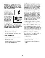 Preview for 21 page of ICON Health & Fitness NordicTrack Elite 700 User Manual