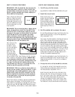 Preview for 16 page of ICON Health & Fitness NordicTrack Elite 9500 PRO User Manual