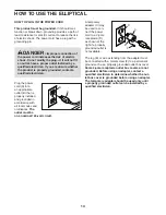 Preview for 14 page of ICON Health & Fitness NordicTrack Freestride Trainer FS14i User Manual