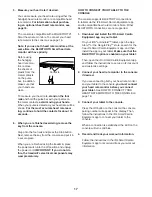 Preview for 17 page of ICON Health & Fitness NordicTrack NTL99115.4 User Manual