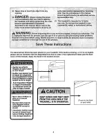 Preview for 4 page of ICON Health & Fitness NordicTrack POWERTREAD 1500 User Manual