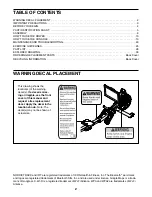 Preview for 2 page of ICON Health & Fitness NORDICTRACK RW 900 User Manual