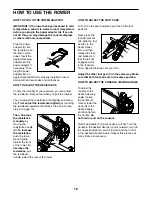 Preview for 10 page of ICON Health & Fitness NORDICTRACK RW 900 User Manual