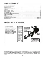 Preview for 2 page of ICON Health & Fitness NordicTrack RW700 User Manual