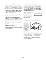 Preview for 27 page of ICON Health & Fitness NordicTrack S50 User Manual