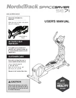 ICON Health & Fitness NTEL99413.0 User Manual preview
