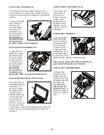 Preview for 16 page of ICON Health & Fitness NTEX02121.0 User Manual