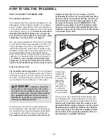 Preview for 17 page of ICON Health & Fitness NTL14221.2 User Manual