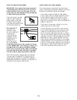 Preview for 19 page of ICON Health & Fitness NTL14221.2 User Manual
