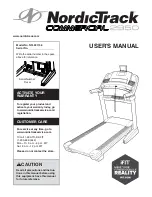 ICON Health & Fitness NTL22115.0 User Manual preview