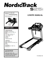 Preview for 1 page of ICON Health & Fitness NTL89522-INT.1 User Manual