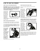 Preview for 11 page of ICON Health & Fitness NTRW10121.0 User Manual