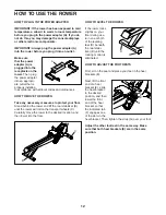 Preview for 12 page of ICON Health & Fitness NTRW15122-INT.4 User Manual