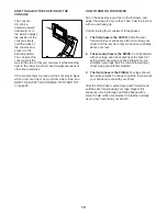 Preview for 13 page of ICON Health & Fitness NTRW15122-INT.4 User Manual