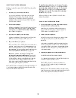 Preview for 16 page of ICON Health & Fitness NTRW15122-INT.4 User Manual