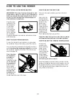 Preview for 11 page of ICON Health & Fitness NTRW19147.0 User Manual