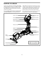 Предварительный просмотр 6 страницы ICON Health & Fitness PFEL09716.2 User Manual