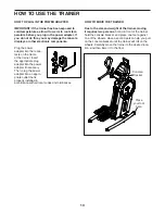 Preview for 13 page of ICON Health & Fitness PFEVEL71216.2 User Manual