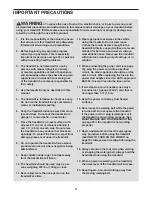 Preview for 3 page of ICON Health & Fitness PFTL12820-INT.0 User Manual