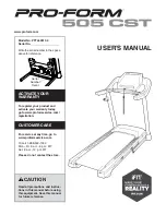 Preview for 1 page of ICON Health & Fitness PFTL60913.0 Owner'S Manual