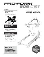 ICON Health & Fitness PFTL60916.5 User Manual preview