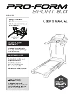 ICON Health & Fitness PFTL69620.0 User Manual preview