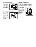 Preview for 15 page of ICON Health & Fitness Pro-Form 14.0 EX User Manual