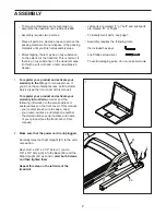 Preview for 7 page of ICON Health & Fitness PRO-FORM 205 CST User Manual