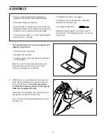 Preview for 7 page of ICON Health & Fitness PRO-FORM 250i User Manual