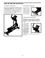 Предварительный просмотр 16 страницы ICON Health & Fitness PRO-FORM 250i User Manual