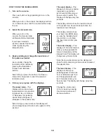 Preview for 19 page of ICON Health & Fitness PRO-FORM 250i User Manual