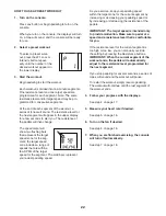 Предварительный просмотр 22 страницы ICON Health & Fitness PRO-FORM 250i User Manual